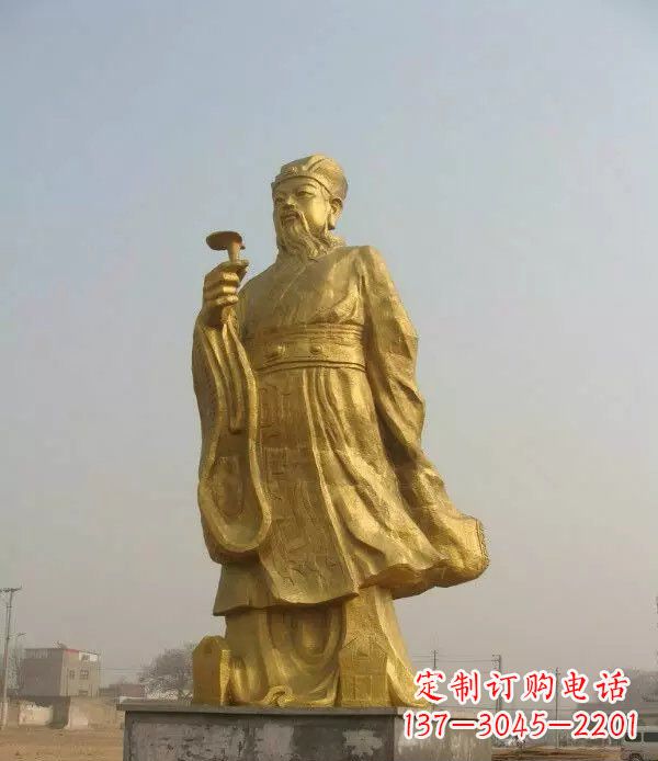 辽阳精美绝伦的李时珍铜雕