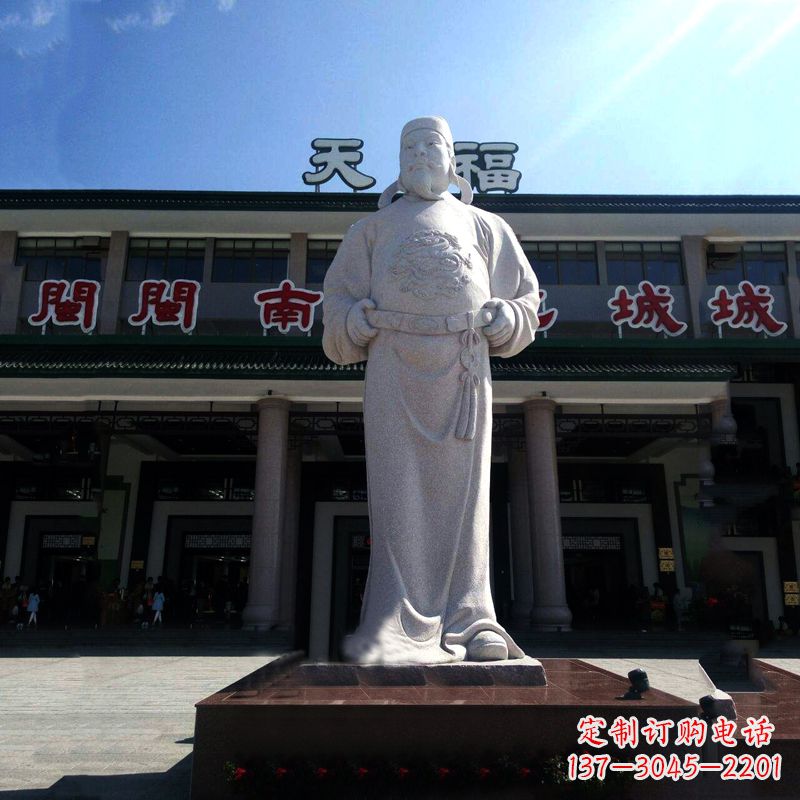 辽阳喜迎百年李世民白玉雕像
