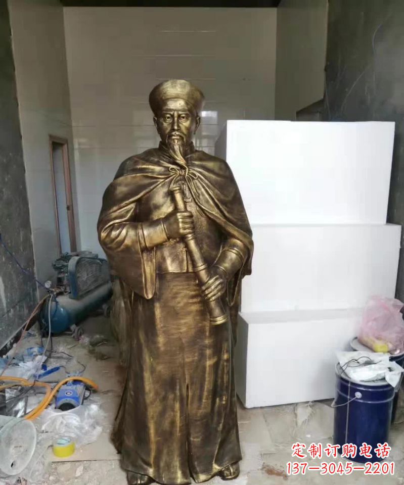 辽阳林则徐人物铜雕