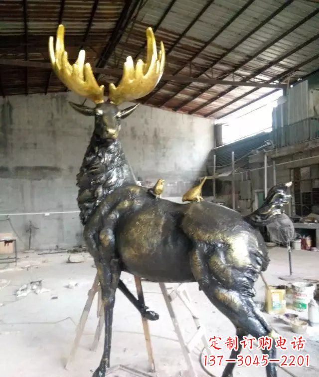 辽阳精美羚羊铜雕，打造您独一无二的家居装饰