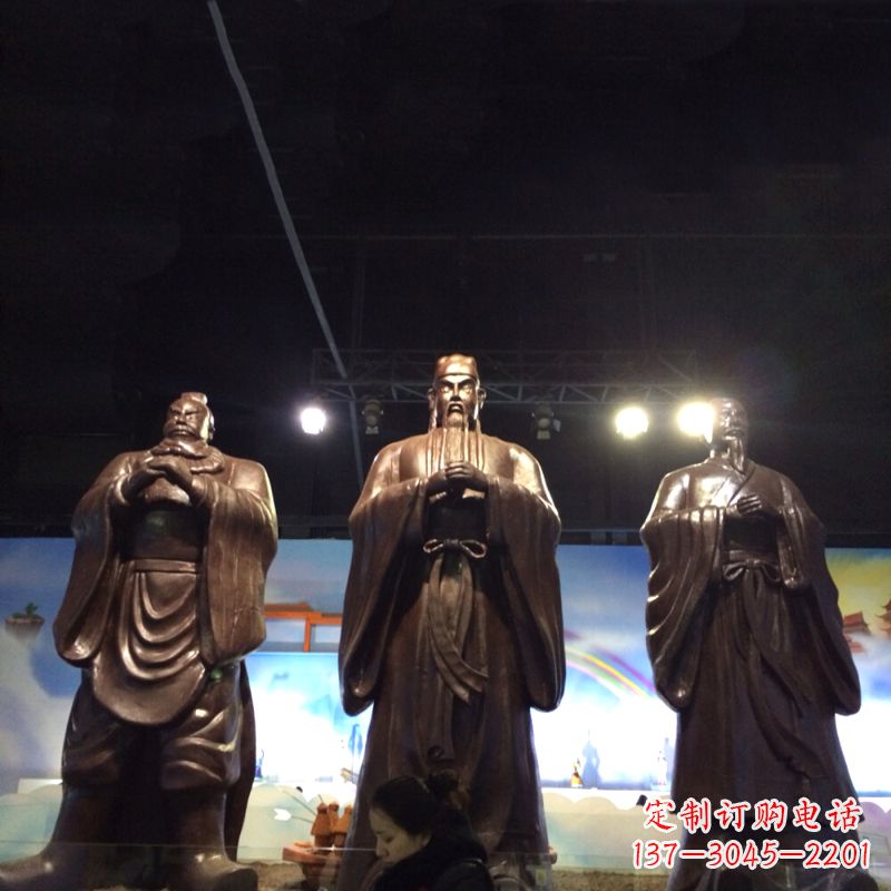 辽阳经典绝版,古代风靡,桃园三结义关羽雕塑