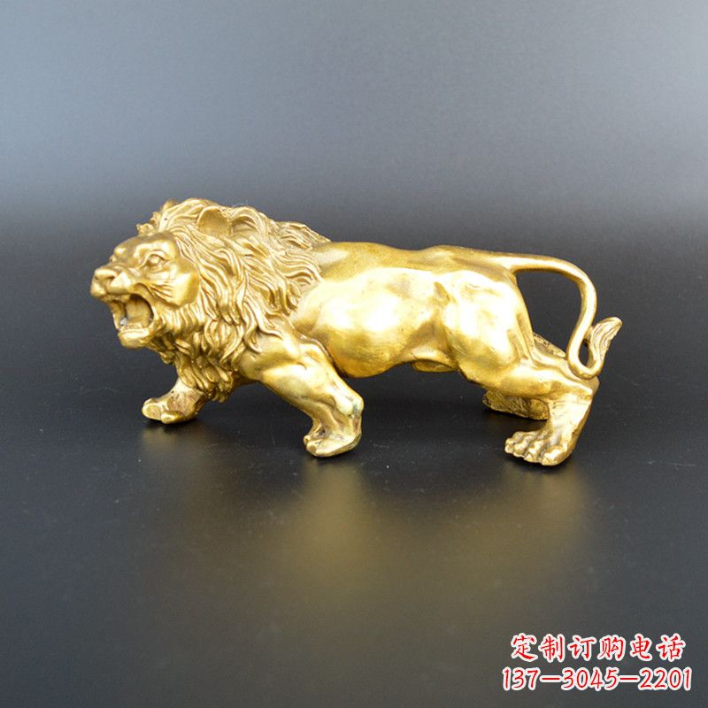 辽阳鎏金西洋狮子雕塑