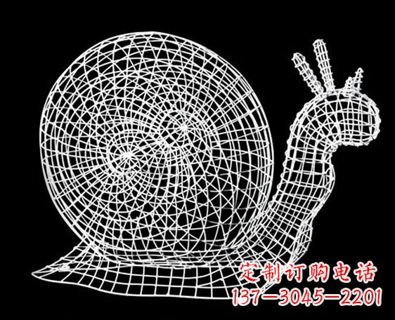 辽阳中领雕塑的蜗牛镂空雕塑