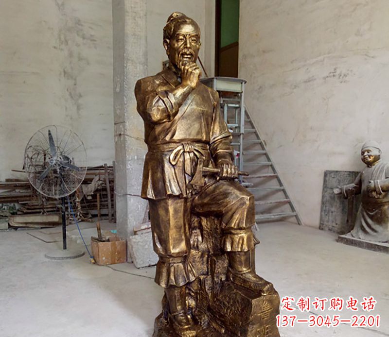 辽阳鲁班铜雕