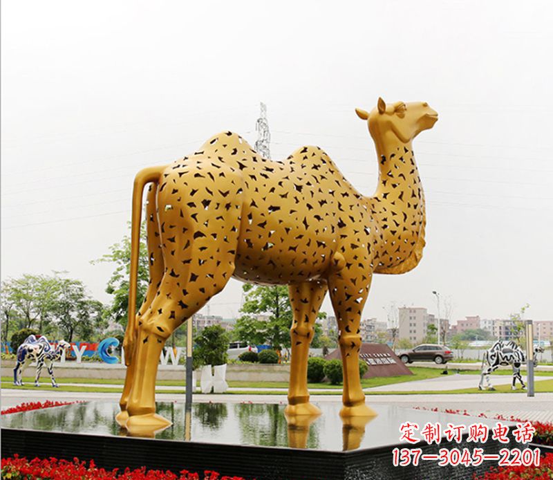 辽阳中领雕塑:骆驼雕塑精美绝伦