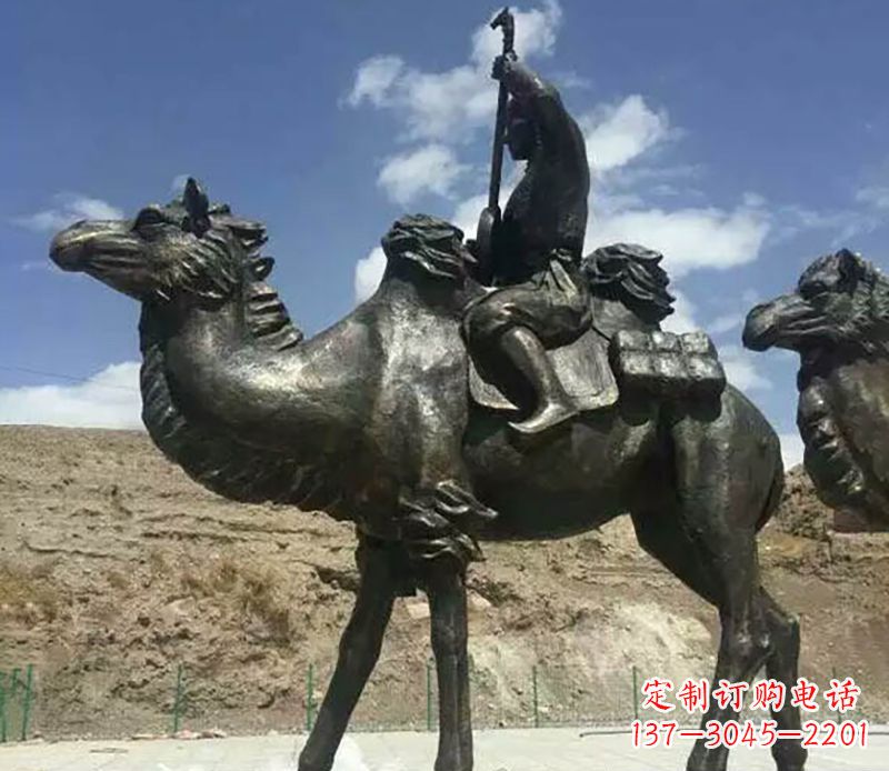 辽阳骆驼铜雕,雕塑定制制造商