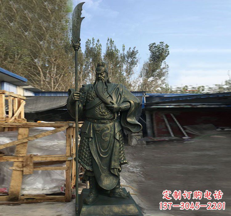 辽阳中领雕塑公司推出的关公铜雕,将给您的家和…