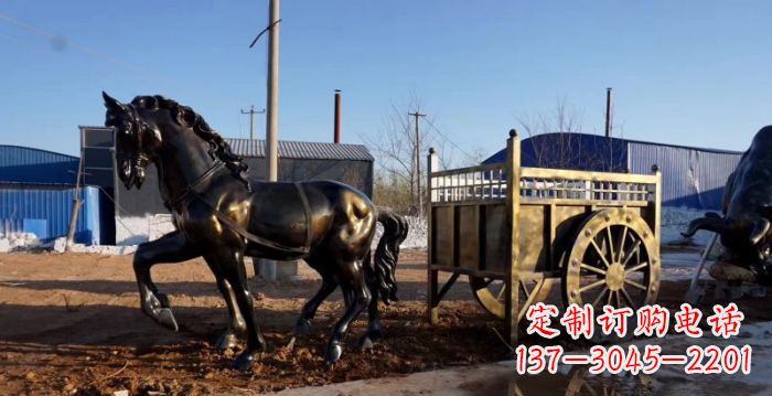 辽阳华丽复古,名车贵族,精美马车雕塑