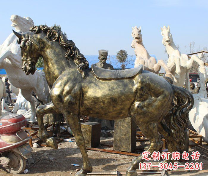 辽阳马动物铜雕塑——精致细腻的手工工艺