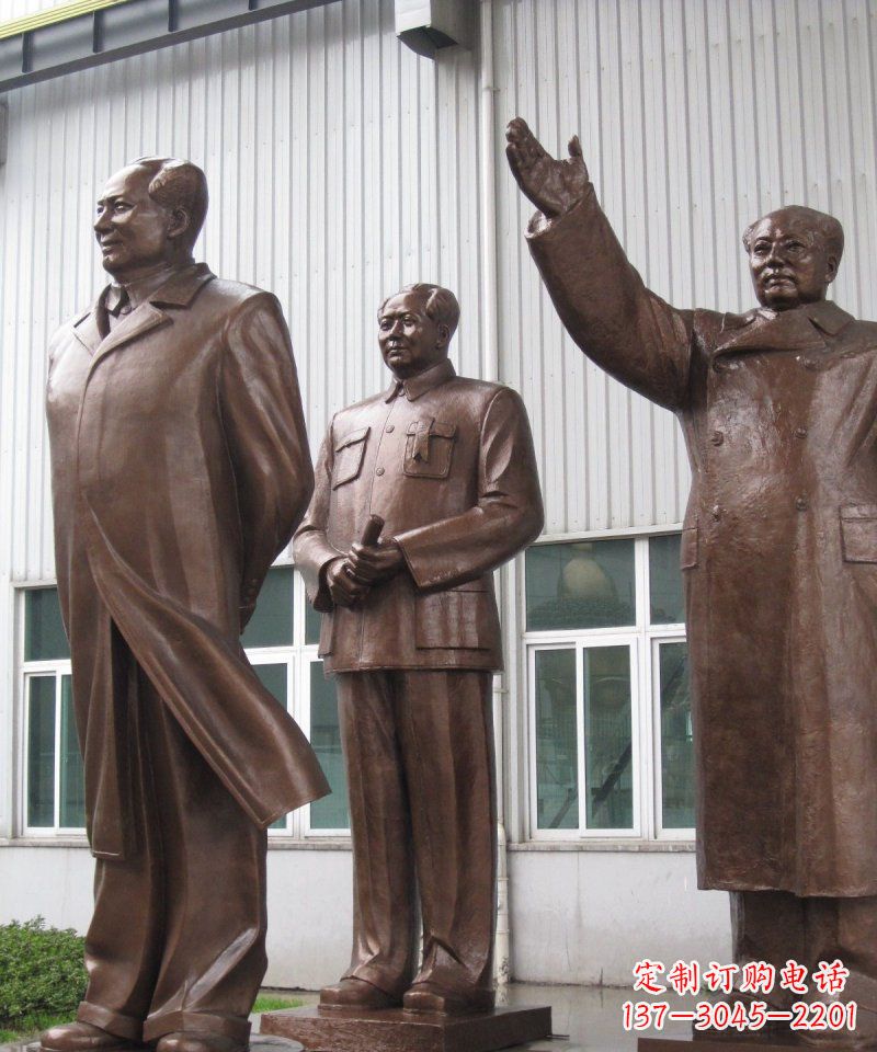 辽阳毛主席伟人铜雕 (2)