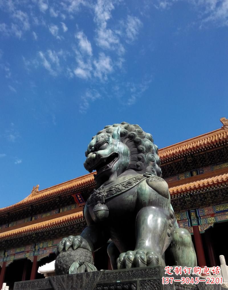 辽阳铜雕狮子,传承古典文化