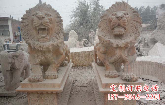 辽阳中领雕塑狮子雕塑给您带来动人心弦
