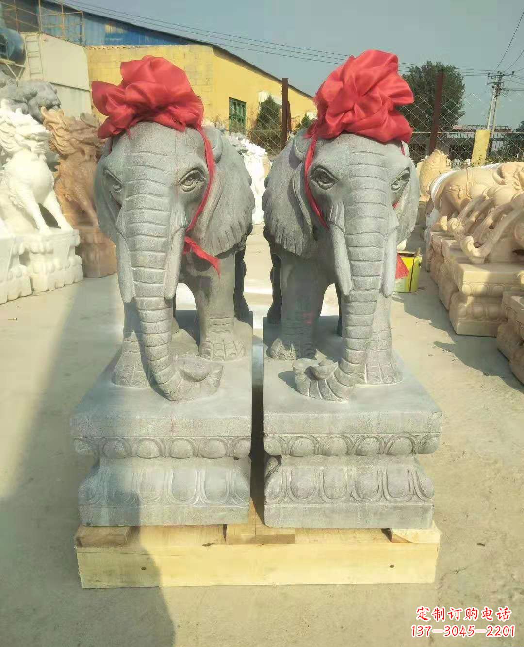 辽阳中国古典风格大象雕塑