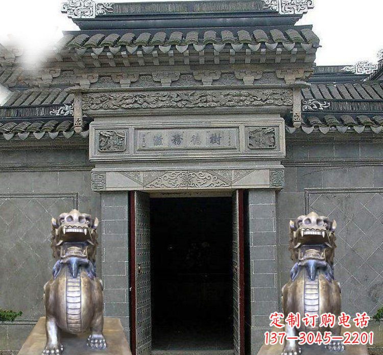辽阳领雕塑定制的貔貅雕塑,展现祥和福禄
