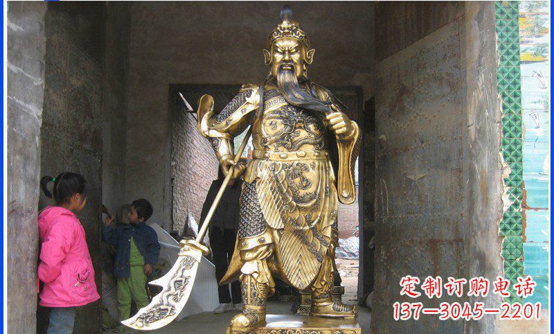 辽阳铸魂关公雕塑,让古老传说继续传承