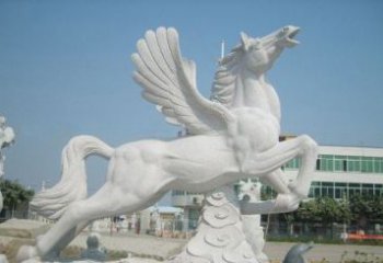 辽阳精美祥云飞马石雕，古朴大气