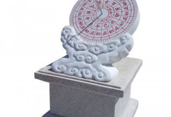 辽阳精美汉白玉校园日晷雕塑