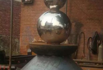 辽阳中领雕塑手工定制葫芦不锈钢雕塑