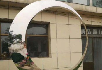 辽阳完美的不锈钢圆环雕塑