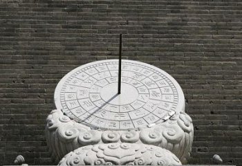 辽阳花岗岩古代计时器日晷雕塑