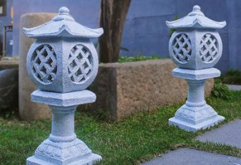 辽阳花岗岩石灯笼雕塑——点缀家园，照亮晚宴