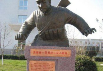 辽阳精美黄继光铜雕，品质保证
