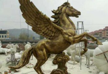 辽阳祥云飞马铜雕，艺术品之美