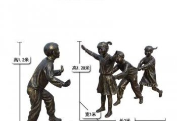 辽阳中领雕塑：打造优雅老鹰捉小鸡儿童雕塑