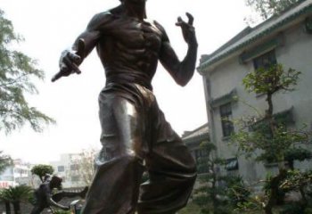 辽阳专业定制李小龙铜雕