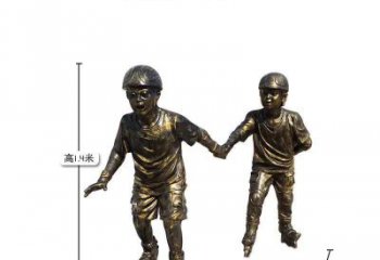 辽阳中领雕塑推出的趣味滑冰儿童雕塑一直是客户…