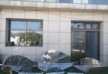 辽阳镂空不锈钢树叶雕塑