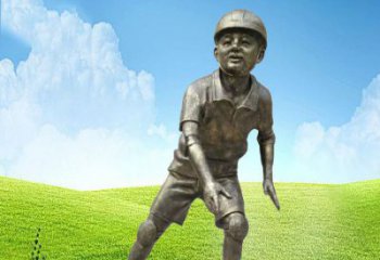 辽阳领雕塑：儿童公园里的铜雕精灵