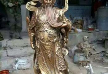 辽阳精致的关公铜雕，礼品艺术之美