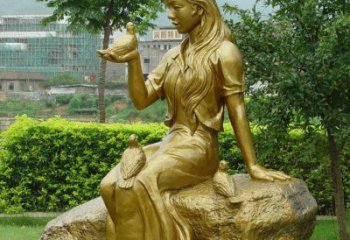 辽阳答案；展现浪漫的爱情：鸽子雕塑