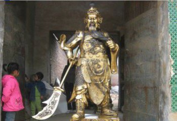辽阳铸魂关公雕塑，让古老传说继续传承