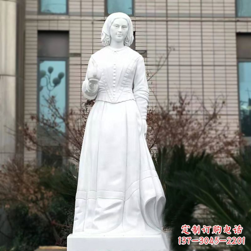 辽阳南丁格尔汉白玉石雕塑-医院医学院著名人物雕像