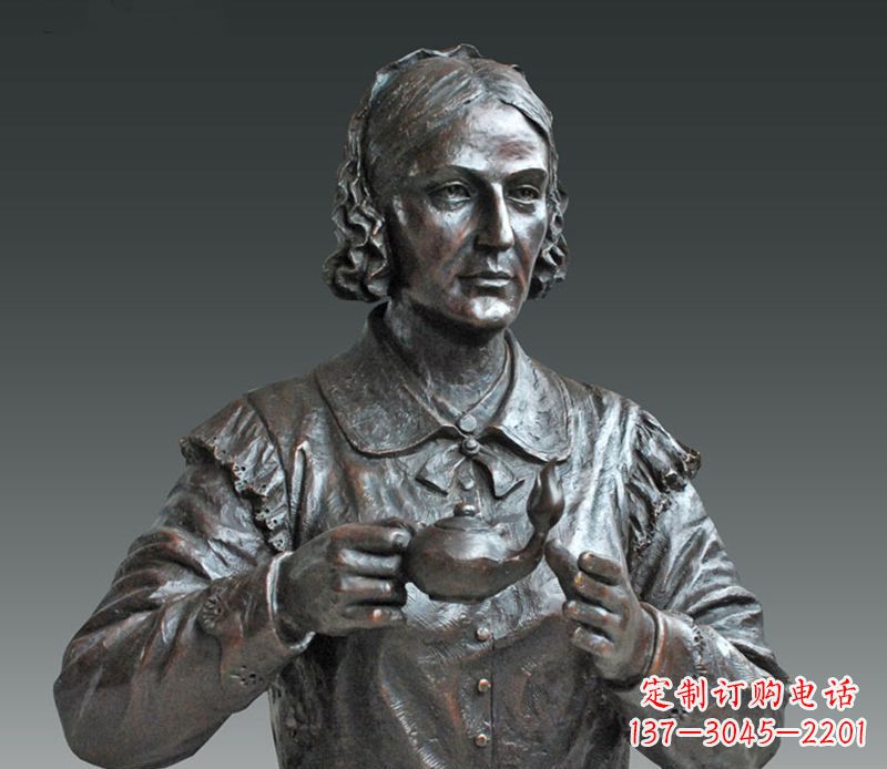 辽阳南丁格尔铜雕,尊贵雕塑定制