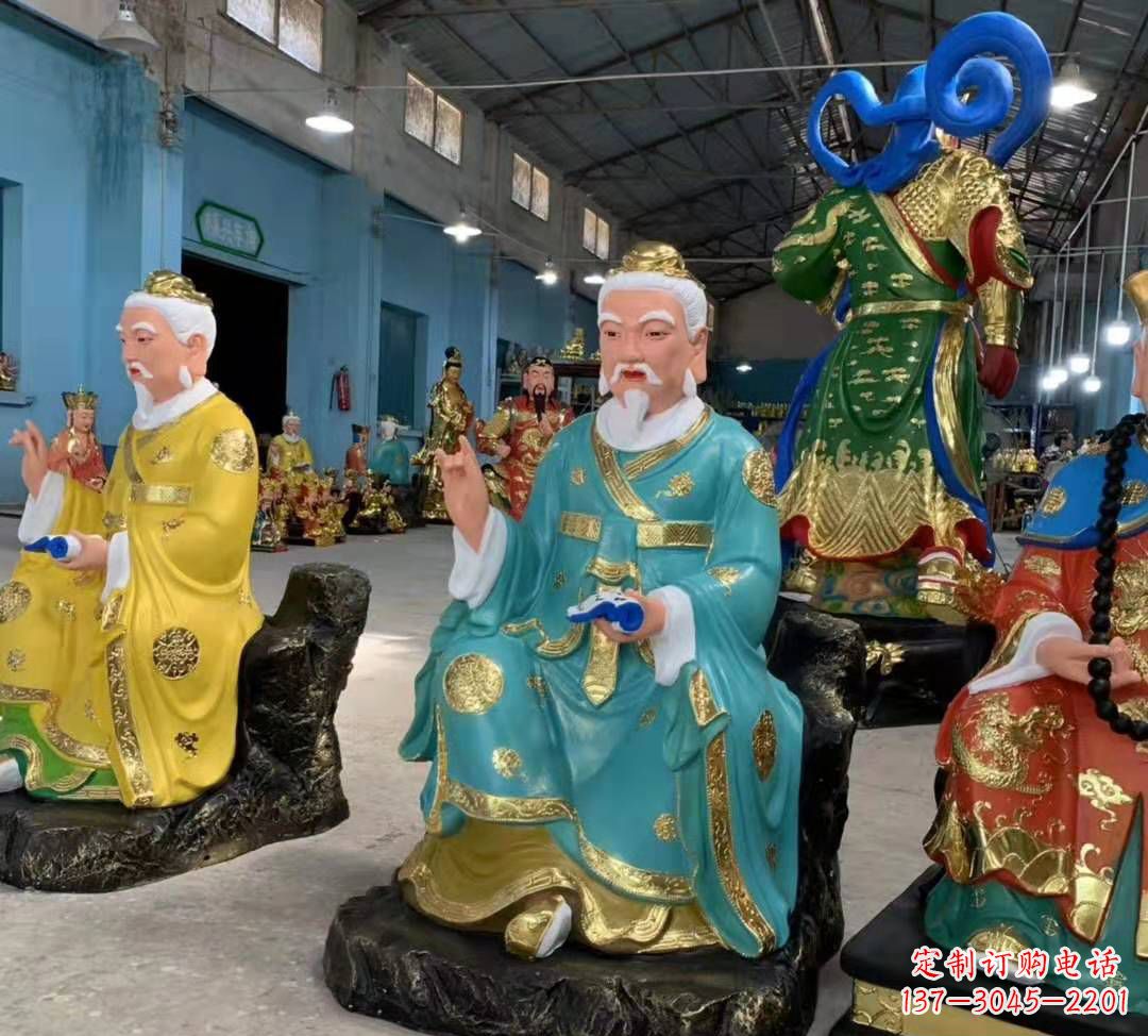 辽阳南斗北斗玻璃钢彩绘佛像雕塑