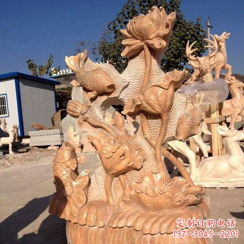 辽阳精美而独特的莲花石雕展现家居美学