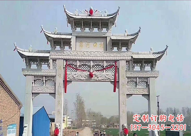 辽阳石牌坊雕塑,让您定制属于自己的雕塑!
