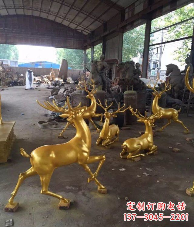 辽阳风格多样的玻璃钢动物雕塑