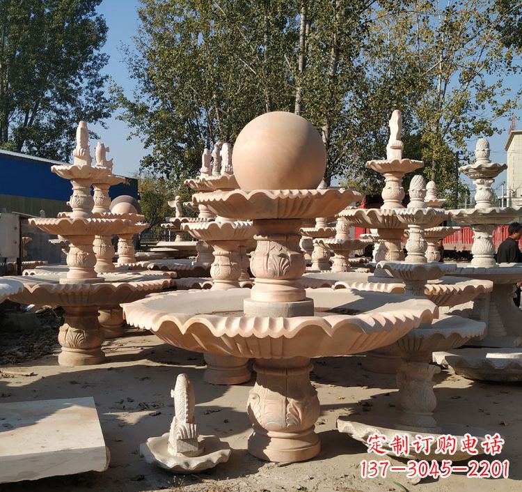 辽阳中领雕塑砂岩喷泉雕塑