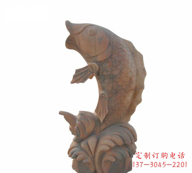 辽阳鲤鱼石雕,精细雕刻让你赞叹不已