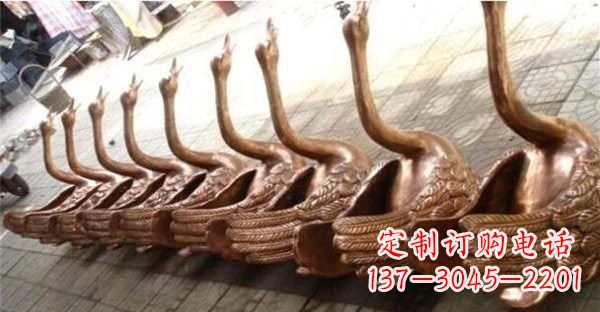 辽阳优雅迷人的天鹅铜雕塑