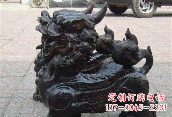 辽阳象征保护,美轮美奂的貔貅辟邪神兽铜雕