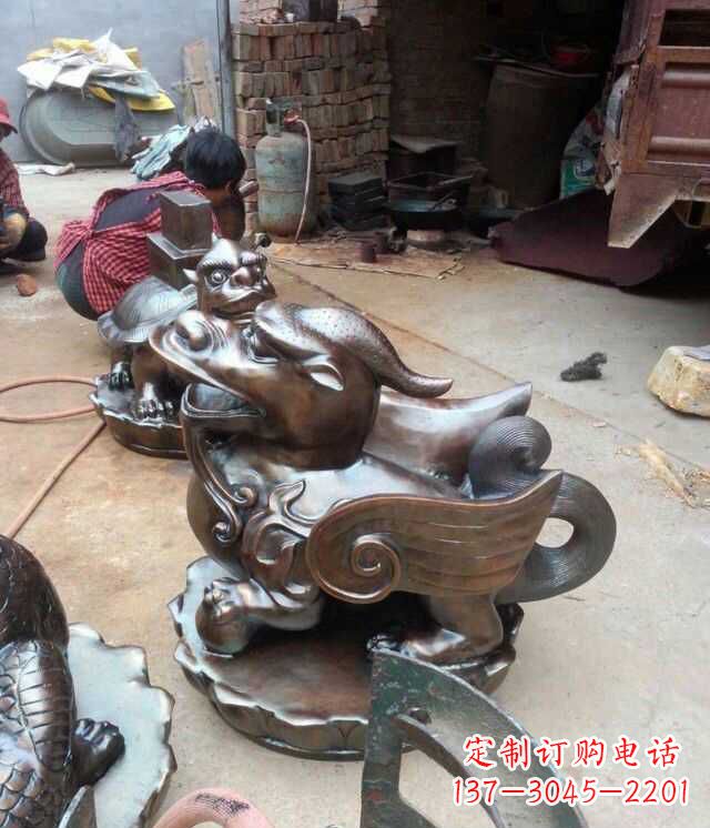 辽阳中领雕塑貔貅铜雕高雅非凡