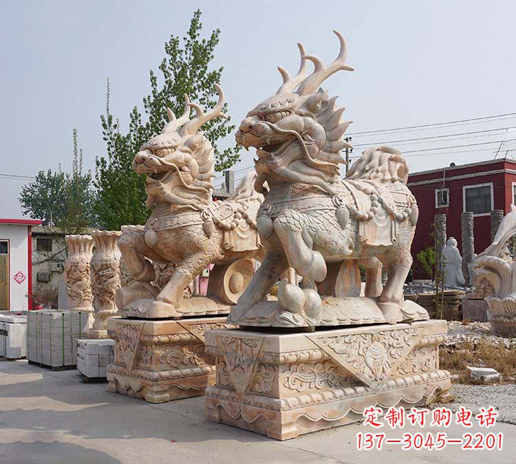 辽阳麒麟镇宅石雕塑,品质卓越,匠心之作