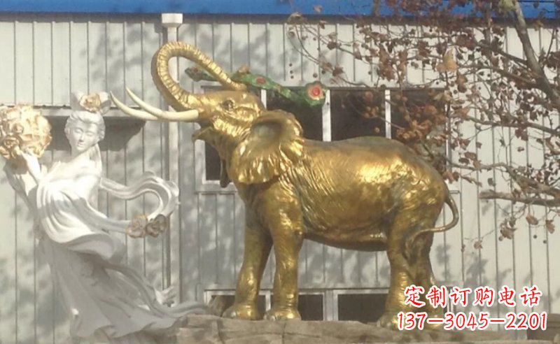 辽阳铜质大象雕塑,令人惊叹的精湛工艺