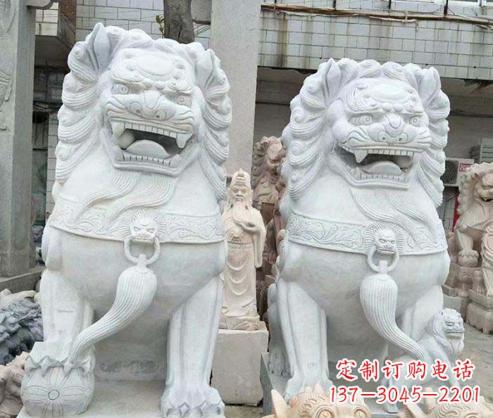 辽阳精美大理石狮子雕塑