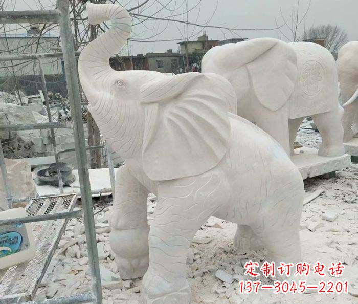 辽阳企业景观招财大象雕塑